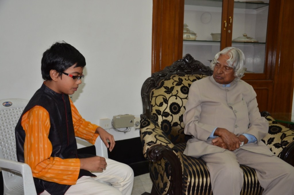 Author with Dr.A.P.J.Abdul Kalam